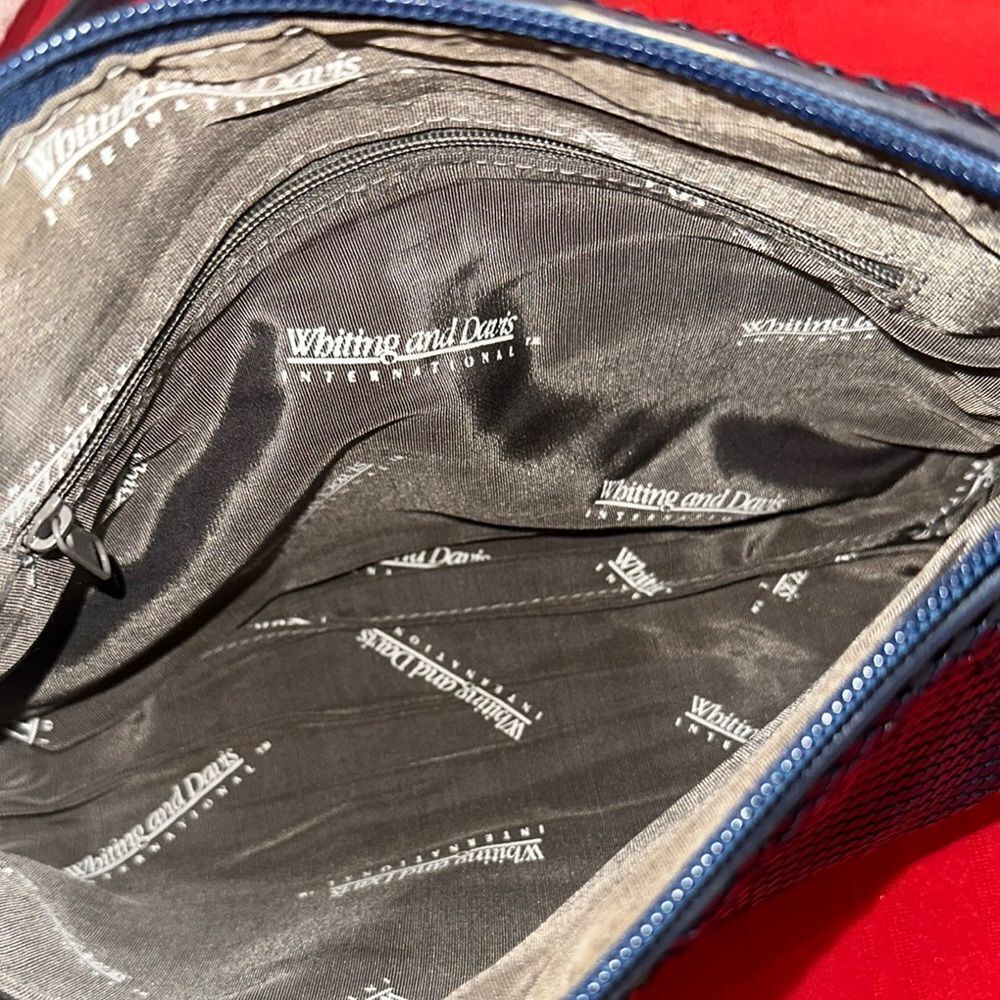 Whiting & Davis Navy Sequin Purse - Picture 9 of 11